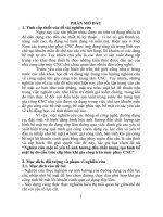 Tóm tắt luận án tiến sĩ nghiên cứu một số yếu tố ảnh hưởng đến chất lượng tạo hình bề mặt tự do cấu trúc elip lõm khi gia công trên máy phay CNC