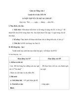 Giáo án tiếng việt 4 tuần 20 bài luyện từ và câu   luyên tập về câu ai làm gì