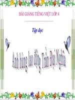 Bài giảng tiếng việt 4 tuần 21 bài anh hùng lao động trần đại nghĩa 