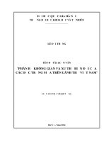 PHÂN BỐ KHÔNG GIAN VÀ XU THẾ BIẾN ĐỔI CỦA CÁC ĐẶC TRƯNG MƯA TRÊN LÃNH THỔ VIỆT NAM