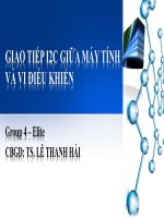 Báo cáo bài tập lớn giao tiếp máy tính GIAO TIẾP i2c GIỮA máy TÍNH và VI điều KHIỂN