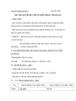 Giáo án tiếng việt 4 tuần 21 bài kể chuyện   kể chuyện được chứng kiến hoặc tham gia