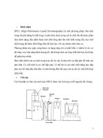 Tìm hiểu về hệ thống phân tích sắc ký lỏng HPLC