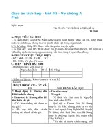 Giáo án tích hợp NGỮ VĂN 12  tiết 55 đv VỢ CHỒNG  A PHỦ TIẾT 1