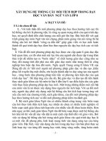 SKKN xây dựng hệ thống câu hỏi tích hợp trong dạy học văn bản ngữ văn lớp 8