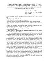 CHUYÊN đề NHỮNG CHỦ TRƯƠNG và BIỆN PHÁP của ĐẢNG TRONG VIỆC GIẢI QUYẾT NHỮNG KHÓ KHĂN của nước TA SAU CÁCH MẠNG THÁNG tám đến TRƯỚC KHI CUỘC KHÁNG CHIẾN TOÀN QUỐC CHỐNG PHÁP BÙNG nổ  