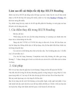 Làm sao để cải thiện tốc độ đọc IELTS reading