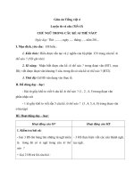Giáo án tiếng việt 4 tuần 22 bài luyện từ và câu   chủ ngữ trong câu kể ai thế nào
