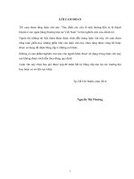 Luận văn thạc sĩ xác định các yếu tố ảnh hướng đến tỷ lệ thanh khoản ở các ngân hàng thương mại tại việt nam 