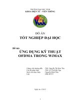 Ứng dụng kỹ thuật OFDMA trong WiMAX