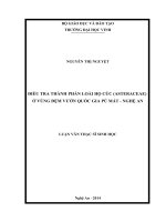 Điều tra thành phần loài họ cúc (asteraceae) ở vùng đệm vườn Quốc gia Pù Mát  Nghệ An