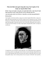 Phân tích hình ảnh người nông dân trong Văn tế nghĩa sĩ Cần Giuộc