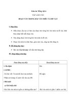 Giáo án Tiếng Việt 4 tuần 17 bài Tập làm văn - Đoạn văn trong bài văn miêu tả đồ vật