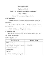 Giáo án tiếng việt 4 tuần 19 bài tập làm văn   luyện tập xây dựng mở bài trong bài văn miêu tả đồ vật