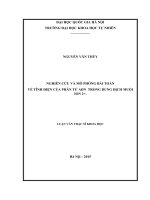 Nghiên cứu và mô phỏng bài toán về tĩnh điện của phân tử ADN trong dung dịch muối ion 2+