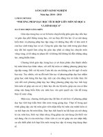 PHƯƠNG PHÁP dạy học TÍCH hợp LIÊN môn số học 6 và HÌNH học 8 