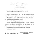 Đơn xin nghỉ phép của GV TPT đội. Tham khảo