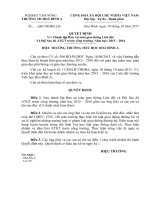 Quyết định thành lập Ban an toàn giao thông Liên đội. Tham khảo