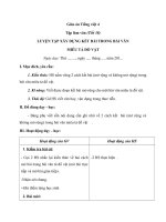 Giáo án tiếng việt 4 tuần 19 bài tập làm văn   luyện tập xây dựng kết bài trong bài văn miêu tả đồ vật