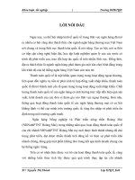 Phát triển hoạt động thanh toán quốc tế tại Ngân hàng Nông nghiệp và Phát triển Nông thôn Việt Nam – chi nhánh Hoàng Mai