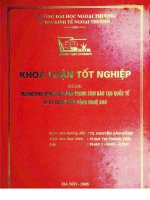 Marketing trong mô hình trung tâm đào tạo quốc tế về kỹ thuật viên công nghệ cao 