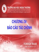 Nguyên lí kế toán chương 4 báo cáo tài chính 
