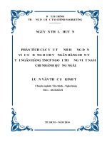 PHÂN TÍCH các yếu tố ẢNH HƯỞNG đến VIỆC sử DỤNG DỊCH vụ NGÂN HÀNG điện tử tại NGÂN HÀNG TMCP NGOẠI THƯƠNG VIỆT NAM CHI NHÁNH QUẢNG NGÃI 