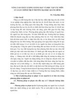 NÂNG CAO CHẤT LƯỢNG GIẢNG dạy và học tập các môn lý LUẬN CHÍNH TRỊ ở TRƯỜNG đại học QUẢNG BÌNH 