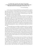 CÁC HÌNH THỨC tổ CHỨC HOẠT ĐỘNG NGOẠI KHÓA 