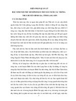 biện pháp quản lý học sinh nội trú mô hình bán trú