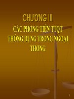 Bài giảng thanh toán quốc tế  chuong III các phương tiện TTQT thông dụng trong ngoại thương 