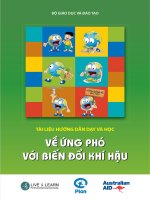 TÀI LIỆU HƯỚNG DẪN DẠY VÀ HỌC VỀ ỨNG PHÓ VỚI BIẾN ĐỔI KHÍ HẬU (BẢN TIẾNG VIỆT)