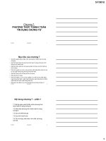 BẢI GIẢNG THANH TOÁN QUỐC tế CHƯƠNG VII PHƯƠNG THỨC THANH TOÁN tín DỤNG CHỨNG từ 