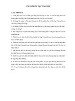 Đề cương ôn tập môn vật liệu xây dựng