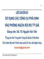 Bài giảng ngoại hối bài 1  tổng quan về thị trường ngoại hối 