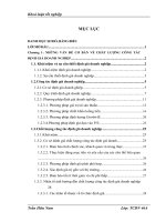 Nâng cao chất lượng công tác định giá Tổng công ty BiaRượuNước giải khát Sài Gòn tại công ty cổ phần chứng khoán Tân Việt