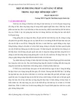 Một số phương pháp và kỹ năng vẽ hình trong dạy học hình học 7