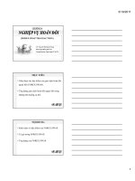 Bài giảng nghiệp vụ kinh doanh ngoại hối chương 4 giao dịch hoán đổi ngoại hối 