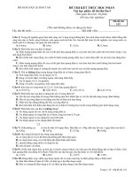 đề thi thử tự soạn môn vật lý số 3