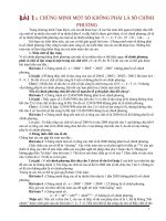 Các bài toán hay về số học