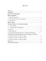 Tập đại số trong không gian chiều thấp và Iđêan của chúng