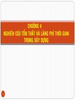 Giáo trình định mức kỹ thuật và định giá sản phẩm xây dựng chương 4 phần định mức