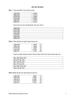 BÀI tập hối đoái 