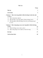 Về một số mở rộng định lý điểm bất động caristi cho ánh xạ đa trị