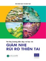 TÀI LIỆU HƯỚNG DẪN DẠY VÀ HỌC VỀ GIẢM NHẸ RỦI RO THIÊN TAI BẢN TIẾNG VIỆT