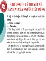 kinh tế vi mô  chương 3