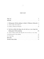 Sự tồn tại điểm bất động của các ánh xạ co suy rộng trên không gian lồi địa phương và ứng dụng