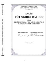 Thiết kế Robot tự động dò đường sử dụng vi điều khiển 8051