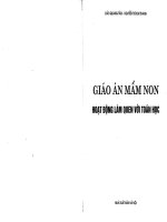 giáo dục mầm non làm quen với toán học