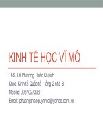 Kinh tế vĩ mô chương 4  tiết kiệm, đầu tư và hệ thống tài chính 